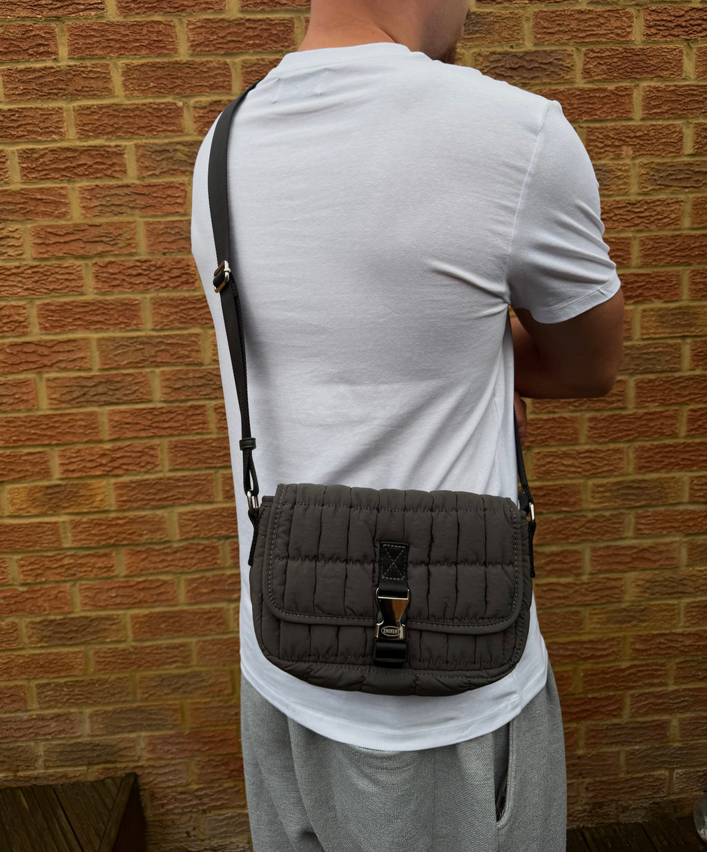 Black Pillow Shoulder Bag