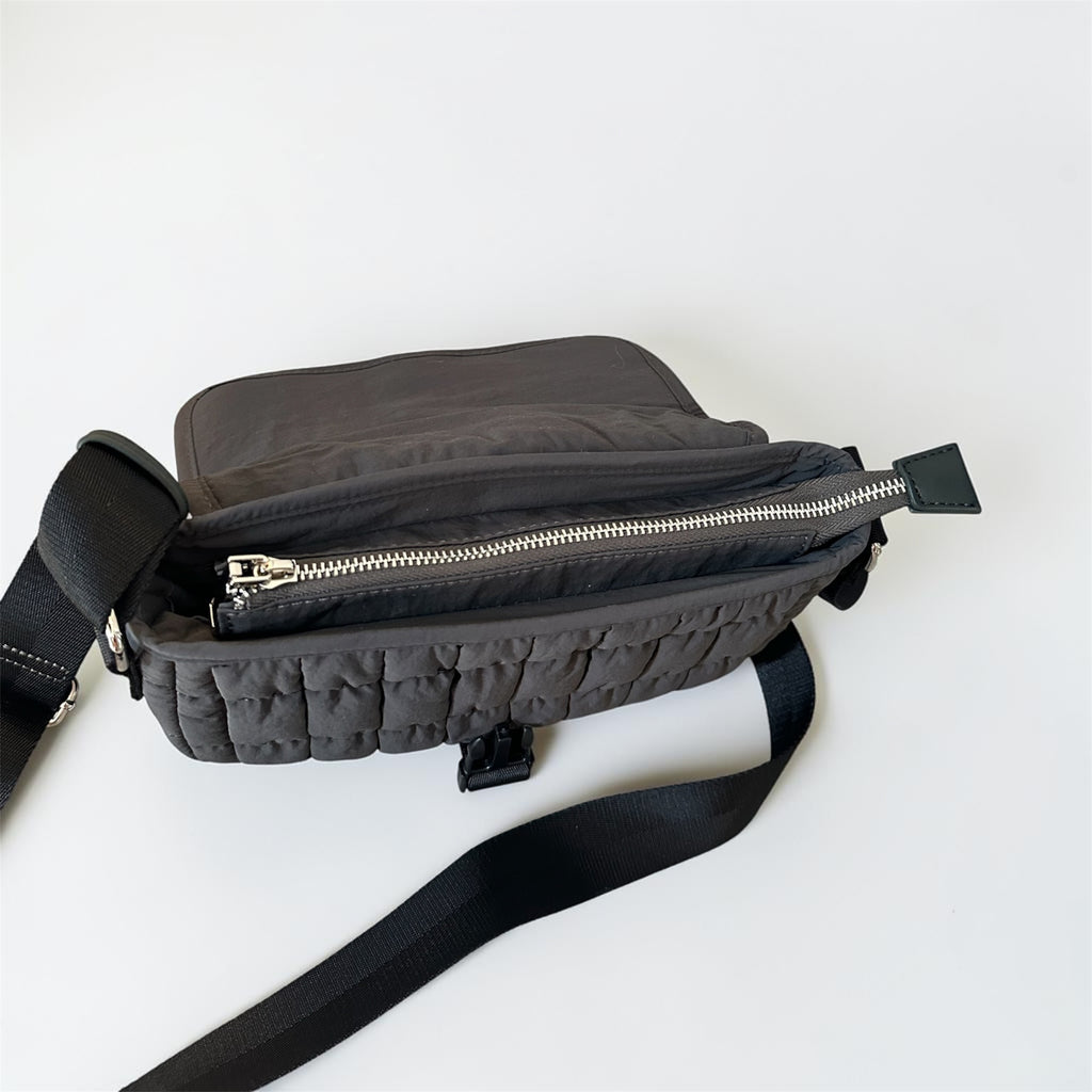 Black Pillow Shoulder Bag