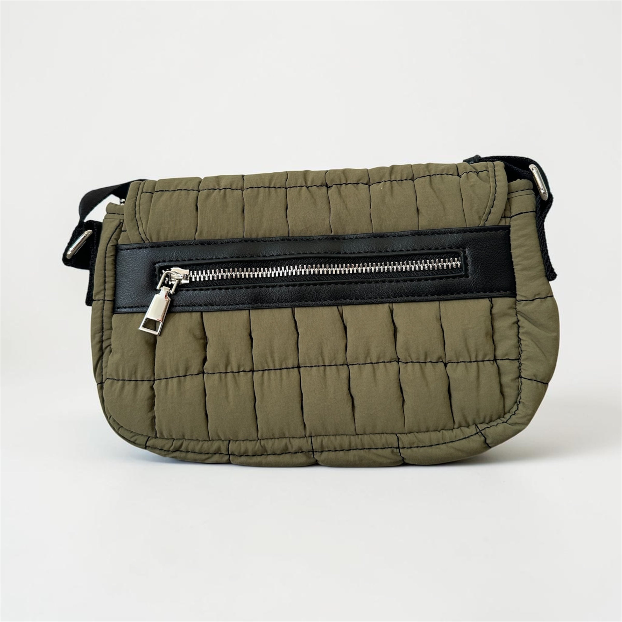 Khaki Pillow Shoulder Bag
